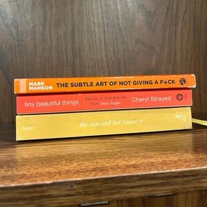 Book Bundle (Rupi Kaur, Subtle art of not giving a f**, tiny beautiful things)